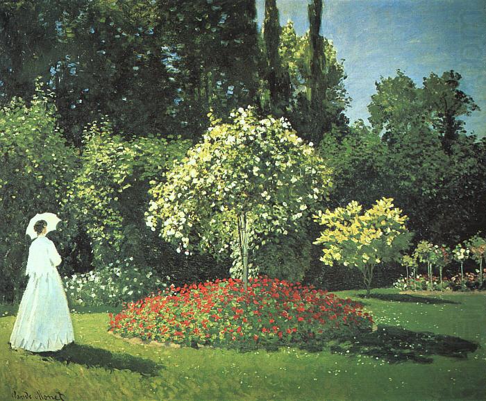 Jeanne-Marguerite Lecadre in the Garden, Claude Monet